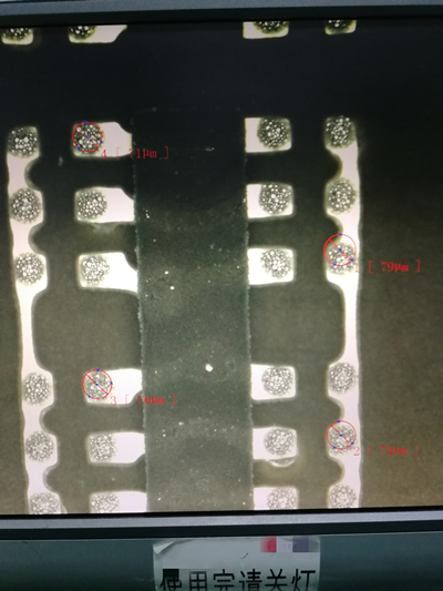 80微米mini-led納米鋼網(wǎng)印刷效果圖
