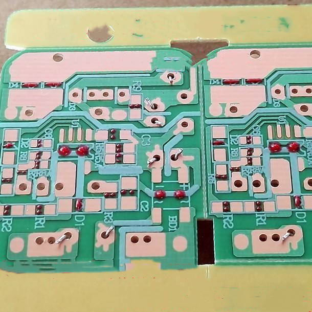 紅膠鋼網(wǎng)印刷效果